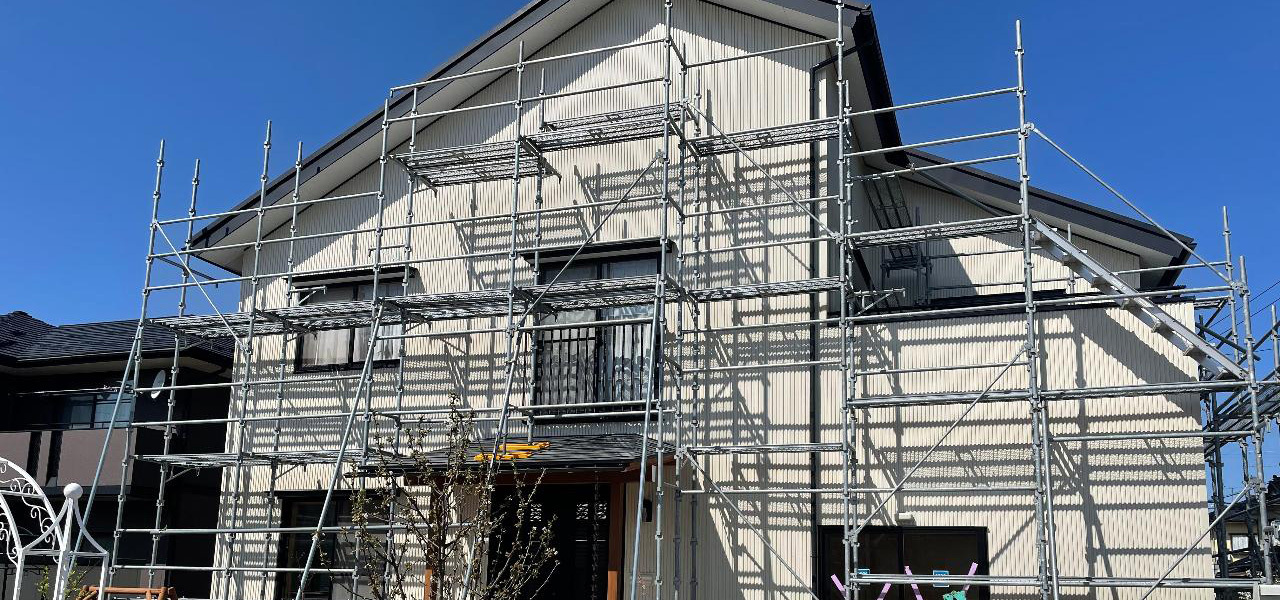 仮設足場工事も、承っております。